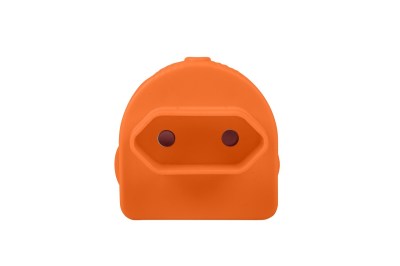 Electricmate Single Euromate Adaptor Loose Orange Electricmate Single Euromate Adaptor Loose Orange