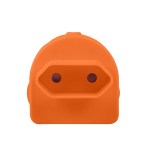 Electricmate Single Euromate Adaptor Loose Orange Electricmate Single Euromate Adaptor Loose Orange