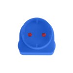Electricmate Schuko Adaptor Loose Blue Electricmate Schuko Adaptor Loose Blue