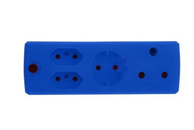 Electricmate 1 x 16amp + 2 x 3 Pin Euro + 1 x Schuko Adaptor Loose Blue Electricmate 1 x 16amp + 2 x 3 Pin Euro + 1 x Schuko Adaptor Loose Blue