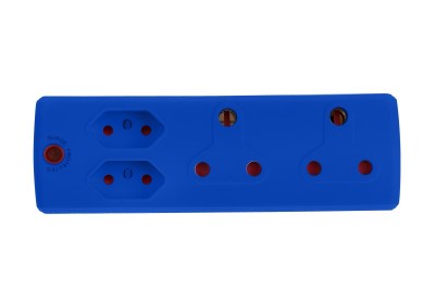 Electricmate 2 x 16 + 2 x 5 Amp Adaptor Loose Blue Electricmate 2 x 16 + 2 x 5 Amp Adaptor Loose Blue