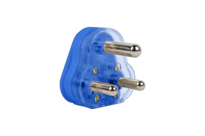 Electricmate 16 Amp Hollow Pin Plug Top Loose Blue Electricmate 16 Amp Hollow Pin Plug Top Loose Blue