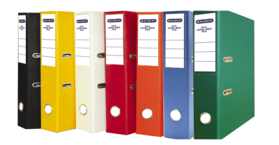 Lever arch file PVC (welded) metal compressor + rado clip: Red Lever arch file PVC (welded) metal compressor + rado clip: Red