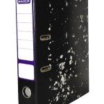 Lever arch file Black Mottle mini – plastic compressor only Lever arch file Black Mottle mini – plastic compressor only