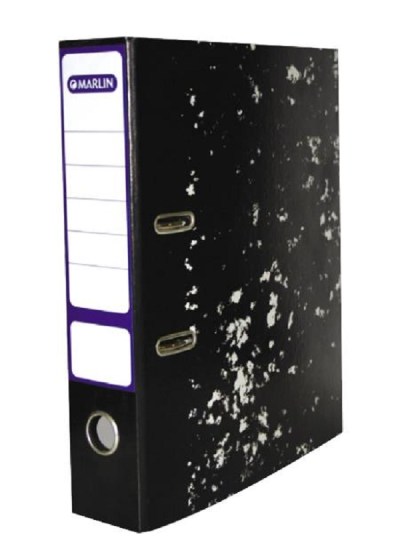 Lever arch file Black Mottle mini – plastic compressor only Lever arch file Black Mottle mini – plastic compressor only