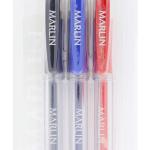Marlin Gel Glide gel ink pens 3’s assorted 0.7mm Marlin Gel Glide gel ink pens 3’s assorted 0.7mm