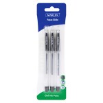 Marlin Gel Glide gel ink pens 3’s Black 0.7mm Marlin Gel Glide gel ink pens 3’s Black 0.7mm