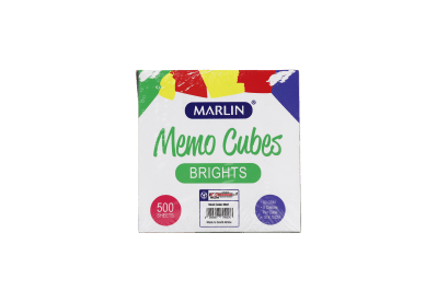 Marlin Memo Cubes Assorted Brights (5 colurs per cube 100mmx100mm) Marlin Memo Cubes Assorted Brights (5 colurs per cube 100mmx100mm)
