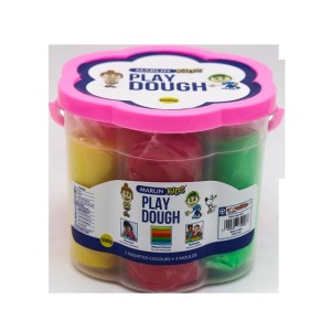 Marlin play dough 500g bucket 5 colour + 3 moulds Marlin play dough 500g bucket 5 colour + 3 moulds