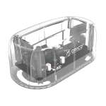 Orico 3.5″/2.5″ USB3.0 Transparent HDD Dock – Transparent Orico 3.5″/2.5″ USB3.0 Transparent HDD Dock – Transparent