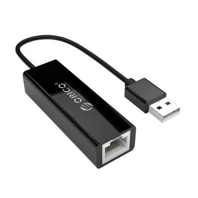 Orico USB2.0 Fast Ethernet Adapter – Black Orico USB2.0 Fast Ethernet Adapter – Black