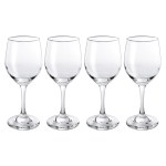 Borgonovo Ducale Wine Glass 270ml 4 Piece Set Borgonovo Ducale Wine Glass 270ml 4 Piece Set