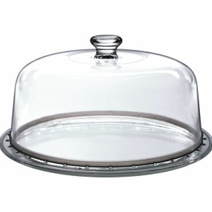 Borgonovo Palladio Cake Plate With Dome Borgonovo Palladio Cake Plate With Dome