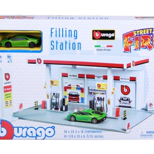 Bburago Street Fire Filling Station Bburago Street Fire Filling Station