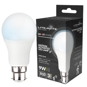 LITEMATE- Motion Sensor Light Bulb – (9W) LITEMATE- Motion Sensor Light Bulb – (9W)