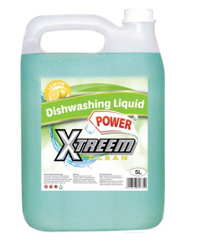 Xtreem Lemon Power Dishwashing Liquid Dish Soap – 5 Litre Xtreem Lemon Power Dishwashing Liquid Dish Soap – 5 Litre