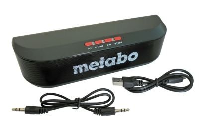 Metabo – Bluetooth Speaker – Stereo 2 x 5 watts (657019000) Metabo – Bluetooth Speaker – Stereo 2 x 5 watts (657019000)