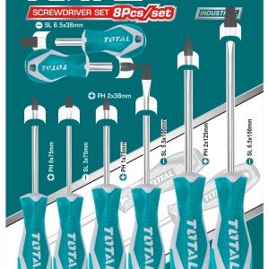 Total Tools 8 Pcs screwdriver set Total Tools 8 Pcs screwdriver set