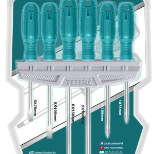 Total Tools Screwdriver Set 6Pcs (2 Sets) Total Tools Screwdriver Set 6Pcs (2 Sets)