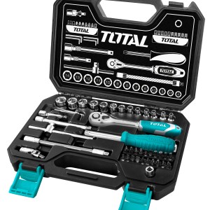 Total Tools 45Pcs 1/4″ Industrial socket set Total Tools 45Pcs 1/4″ Industrial socket set