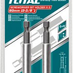 Total Tools Screwdriver Bit Holder 2Pcs Set 60mm (3 Sets) Total Tools Screwdriver Bit Holder 2Pcs Set 60mm (3 Sets)