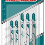Total Tools Jig Saw Blades For Wood, Metal, Aluminium 5Pcs/Set Total Tools Jig Saw Blades For Wood, Metal, Aluminium 5Pcs/Set