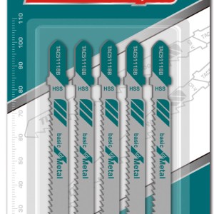Total Tools 5 Piece Jig saw blade for metal Total Tools 5 Piece Jig saw blade for metal