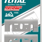 Total Tools 2Pcs Planer Blade 82X29X3.0mm HSS Industrial Total Tools 2Pcs Planer Blade 82X29X3.0mm HSS Industrial
