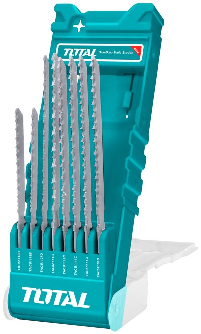Total Tools Jig Saw Blades Set 8Pcs (2 Sets) Total Tools Jig Saw Blades Set 8Pcs (2 Sets)