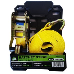 Waldo – Ratchet Strap / Safety Tie-Down System – 6m (Yellow) Waldo – Ratchet Strap / Safety Tie-Down System – 6m (Yellow)