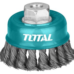 Total Tools 3Pcs Cup Brush 75mm Wire 0.5mm Total Tools 3Pcs Cup Brush 75mm Wire 0.5mm
