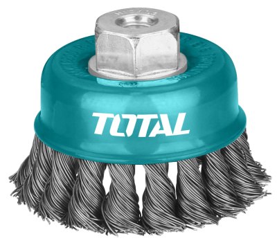 Total Tools 3Pcs Cup Brush 75mm Wire 0.5mm Total Tools 3Pcs Cup Brush 75mm Wire 0.5mm