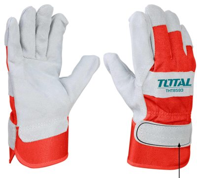 Total Tools 2Pcs Leather Gloves 10.5″ Total Tools 2Pcs Leather Gloves 10.5″