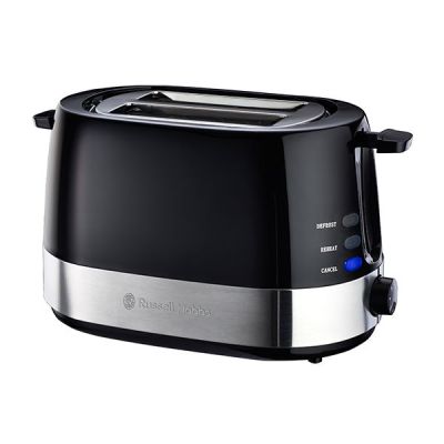 Russell Hobbs 2-Slice Toaster, Black Gloss Russell Hobbs 2-Slice Toaster, Black Gloss