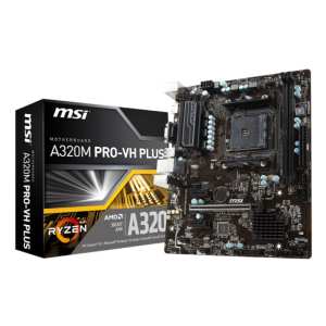 MSI A320M PRO-VH AMD AM4 Micro-ATX Gaming Motherboard MSI A320M PRO-VH AMD AM4 Micro-ATX Gaming Motherboard