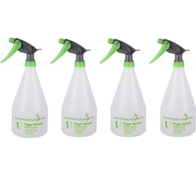 MTS – Trigger Sprayer / Handheld Spray Bottle – 1Litre (Pack of 4) MTS – Trigger Sprayer / Handheld Spray Bottle – 1Litre (Pack of 4)