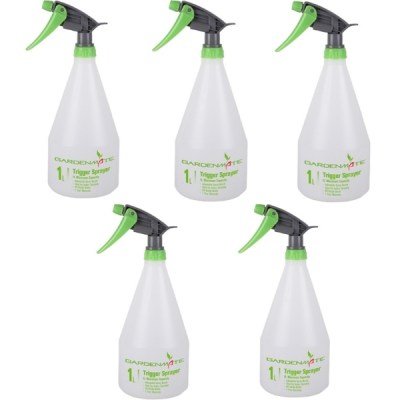 MTS – Trigger Sprayer / Handheld Spray Bottle – 1Litre (Pack of 5) MTS – Trigger Sprayer / Handheld Spray Bottle – 1Litre (Pack of 5)