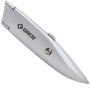Groz – Retractable Utility Knife – KNV/5 – (5 Blades) Groz – Retractable Utility Knife – KNV/5 – (5 Blades)