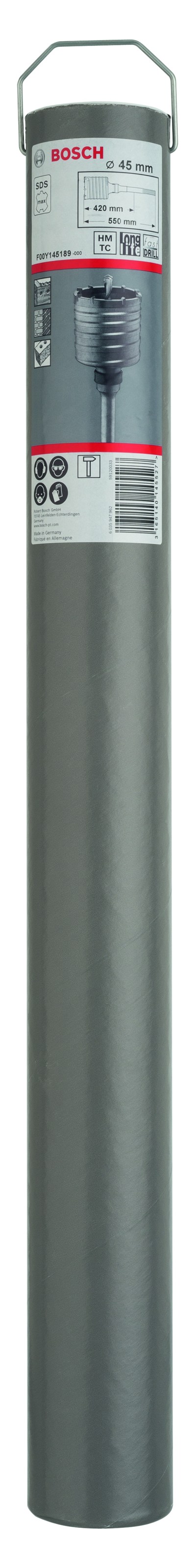 SDS-Max-9 Core Cutter 45 X 80 X 420mm SDS-Max-9 Core Cutter 45 X 80 X 420mm