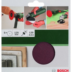 Sanding Sheet for Drill, 125mm, 120, 5 Piece Sanding Sheet for Drill, 125mm, 120, 5 Piece