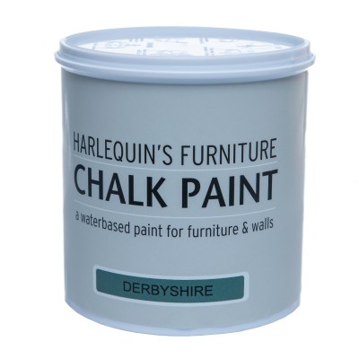 Harlequin – Chalk Paint For Furniture and Walls – 1 Litre – Derbyshire Harlequin – Chalk Paint For Furniture and Walls – 1 Litre – Derbyshire