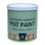 Harlequin – Pot Paint For Plastic, Masonry and Ceramic Pots – 1 Litre – Night Fall Harlequin – Pot Paint For Plastic, Masonry and Ceramic Pots – 1 Litre – Night Fall