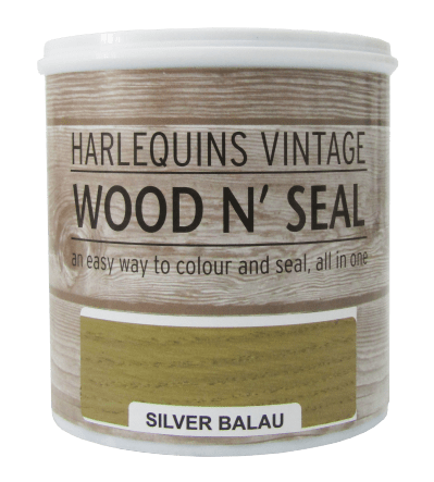 Harlequin – Wood n’ Seal – Colour and Sealant for Raw Wood – 1 Litre – Silver Balau Harlequin – Wood n’ Seal – Colour and Sealant for Raw Wood – 1 Litre – Silver Balau