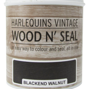 Harlequin – Wood n’ Seal – Colour and Sealant for Raw Wood – 1 Litre – Blackend Walnut Harlequin – Wood n’ Seal – Colour and Sealant for Raw Wood – 1 Litre – Blackend Walnut