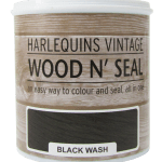 Harlequin – Wood n’ Seal – Colour and Sealant for Raw Wood – 1 Litre – Black Wash Harlequin – Wood n’ Seal – Colour and Sealant for Raw Wood – 1 Litre – Black Wash