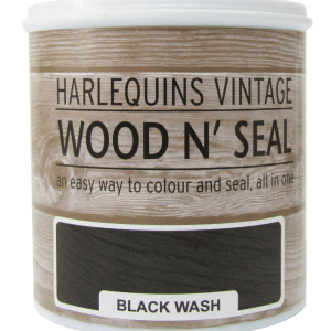 Harlequin – Wood n’ Seal – Colour and Sealant for Raw Wood – 1 Litre – Black Wash Harlequin – Wood n’ Seal – Colour and Sealant for Raw Wood – 1 Litre – Black Wash
