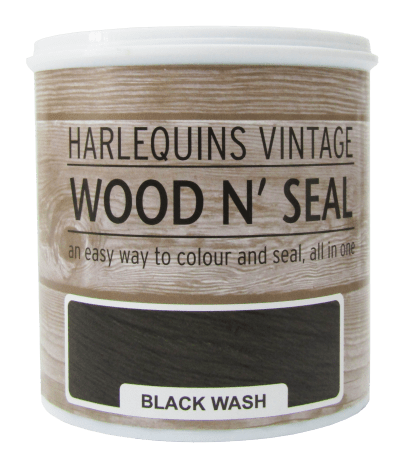 Harlequin – Wood n’ Seal – Colour and Sealant for Raw Wood – 1 Litre – Black Wash Harlequin – Wood n’ Seal – Colour and Sealant for Raw Wood – 1 Litre – Black Wash