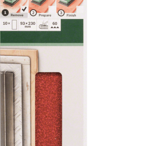 For orbital sanders 93 x 230 mm 60 10 Piece clip on For orbital sanders 93 x 230 mm 60 10 Piece clip on