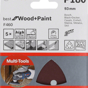 Expert for Wood for delta sanders 93 mm 180 5 Piece Expert for Wood for delta sanders 93 mm 180 5 Piece