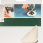 Lambswool bonnet for drill clamped 125 mm Lambswool bonnet for drill clamped 125 mm